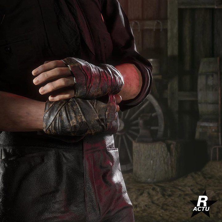 Bandages pour les mains - Passe de hors-la-loi Halloween 2020 - 720p x 720p - Red Dead Online Bandages pour les mains spéciales halloween - Red Dead Online