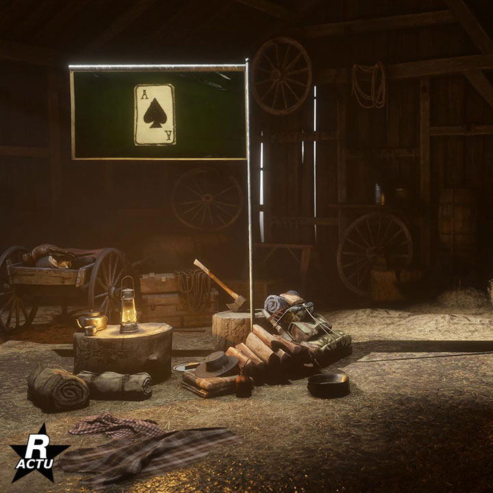 Drapeau 1 pour le campement - 720p x 720p - Red Dead Online Drapeau 1 pour le campement - Red Dead Online