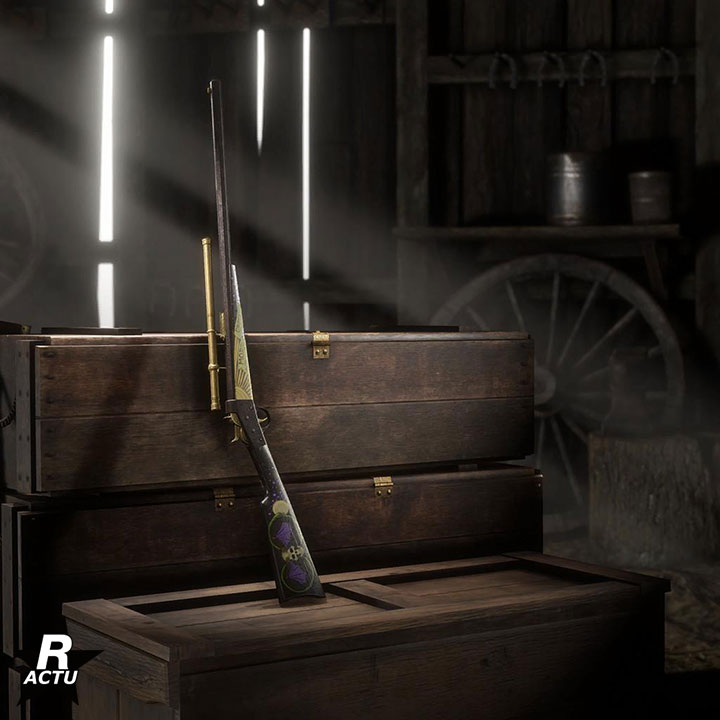 Fusil Rolling Block - Variante Reaper - Halloween 2020 - Red Dead Online Variante Reaper du fusil Rolling Block du passe de hors-la-loi Halloween 2020 dans Red Dead Online