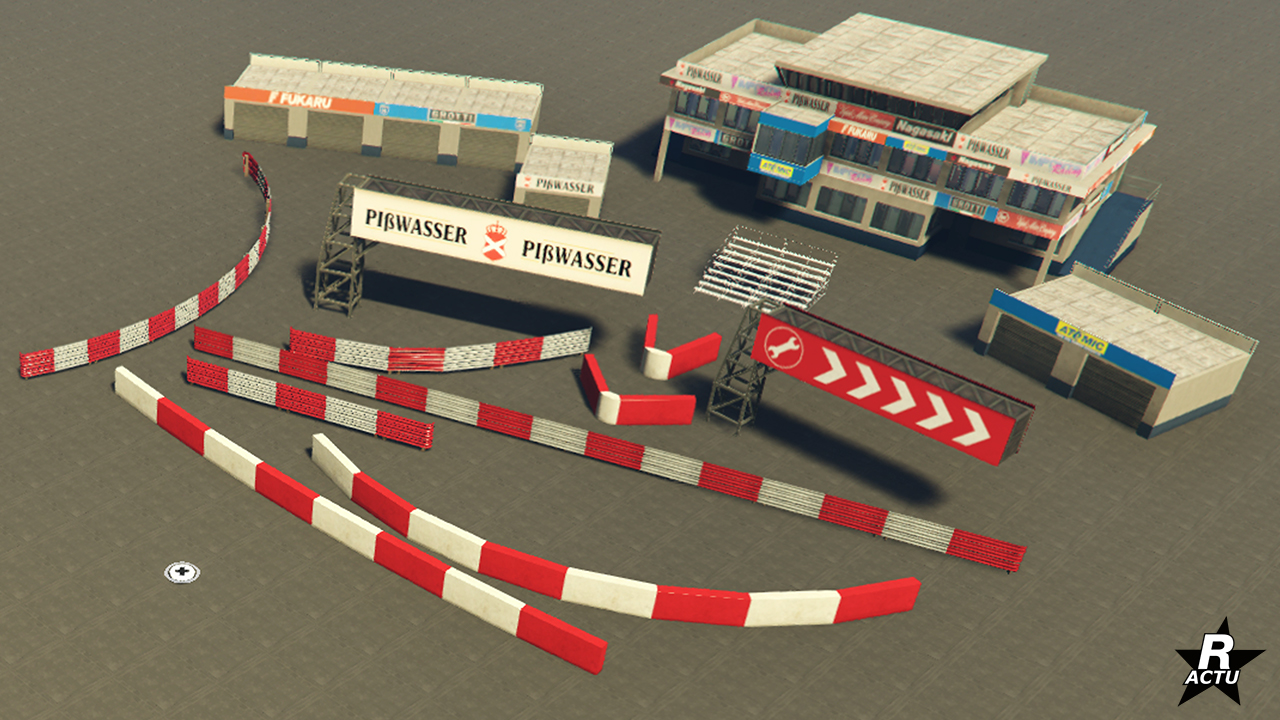 Nouveaux éléments de décors pour l'éditeur de courses d'ultralégères - GTA Online