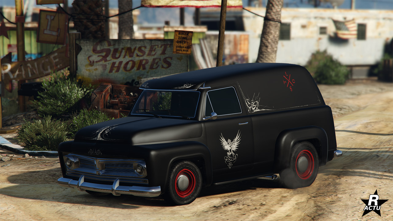 Vapid Slamvan du Lost - Image 4 - 1280p x 720p - Picture by Rockstar Actu - GTA Online Vapid Slamvan du Lost - GTA Online
