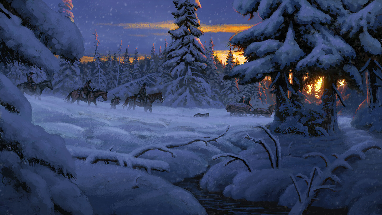 Concept art - Image 1 - 1600p x 900p - Picture by Daren Bader - Red Dead Redemption 2