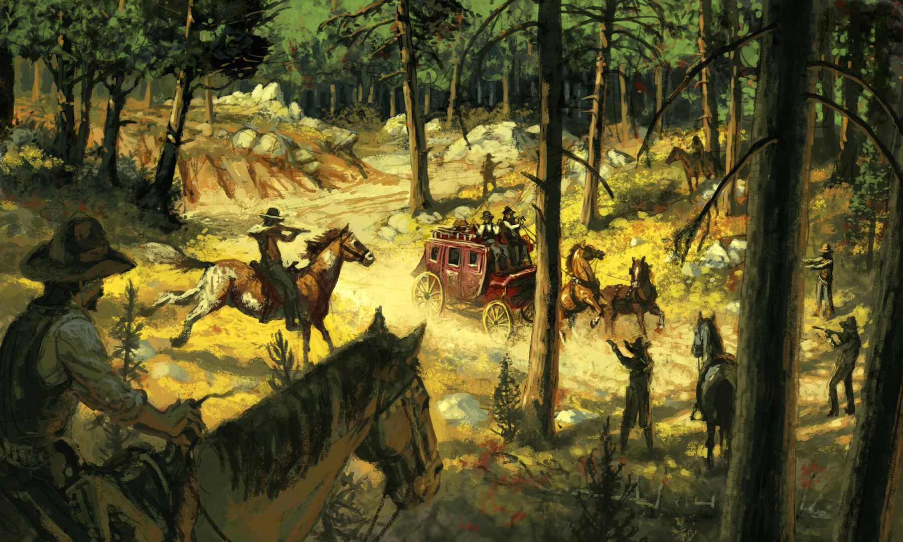 Concept art - Image 10 - 1800p x 1080p - Picture by Daren Bader - Red Dead Redemption 2