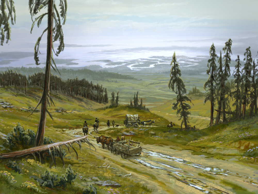 Concept art - Image 11 - 1000p x 753p - Picture by Daren Bader - Red Dead Redemption 2