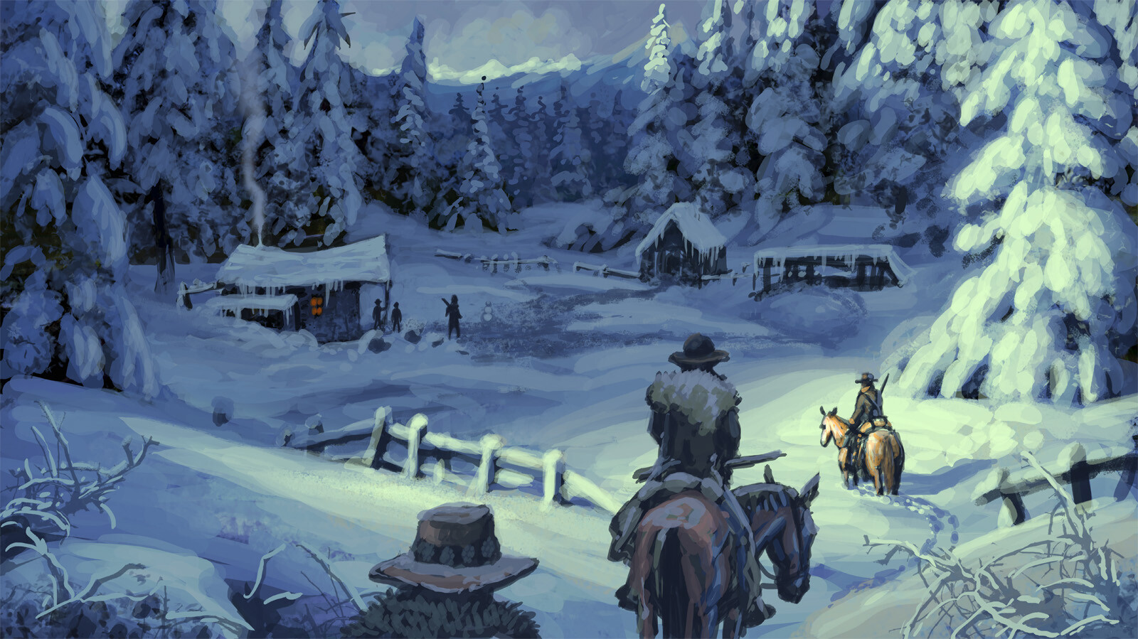 Concept art - Image 3 - 1600p x 899p - Picture by Daren Bader - Red Dead Redemption 2