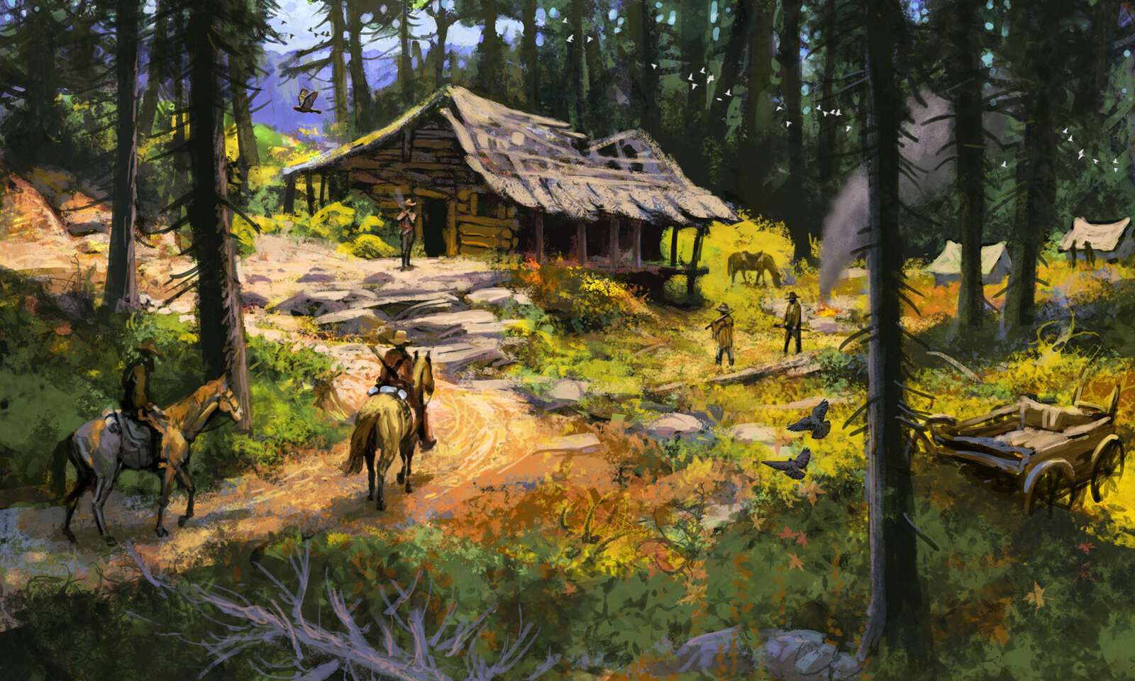 Concept art - Image 9 - 1600p x 900p - Picture by Daren Bader - Red Dead Redemption 2