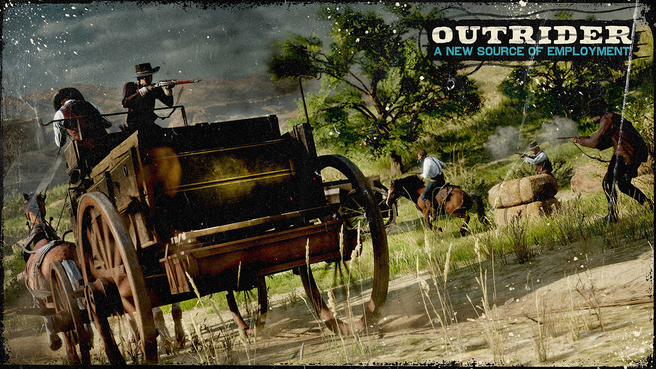 Bonus - Missions - Missions télégramme - Escorte - Image 1 - 1280p x 720p - Picture by Rockstar Games - Red Dead Online