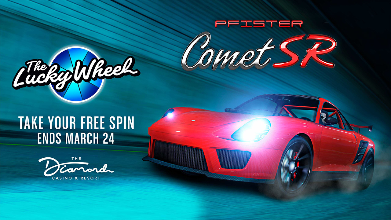 GTA Online - Bonus - Voiture sur le podium du casino - Pfister Comet SR - Image 2 - EN - 1280p x 720p - Picture by Rockstar Games Pfister Comet SR - GTA Online