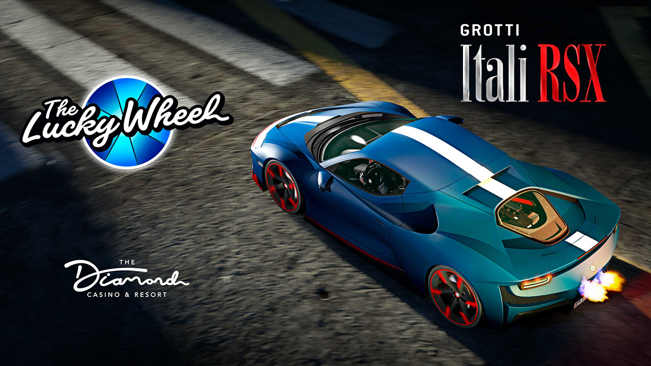 GTA Online - Bonus - Voiture sur le podium du casino - Grotti Itali RSX - Image 2 - 1280p x 720p - Picture by Rockstar Games Grotti Itali RSX - GTA Online