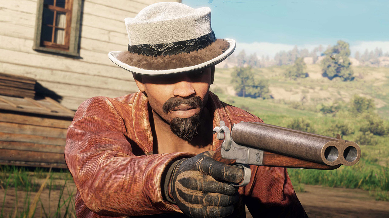 Vêtement - Édition limitée - Chapeau - Chapeau Flowell - Image 1 - 1280p x 720p - Picture by Rockstar Games - Red Dead Online