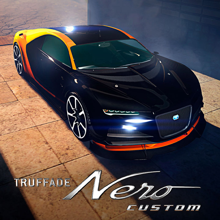 GTA Online - Bonus - Voiture sur le podium du casino - Truffade Nero custom - Image 2 - 720p x 720p - Picture by Rockstar Games Truffade Nero custom - GTA Online