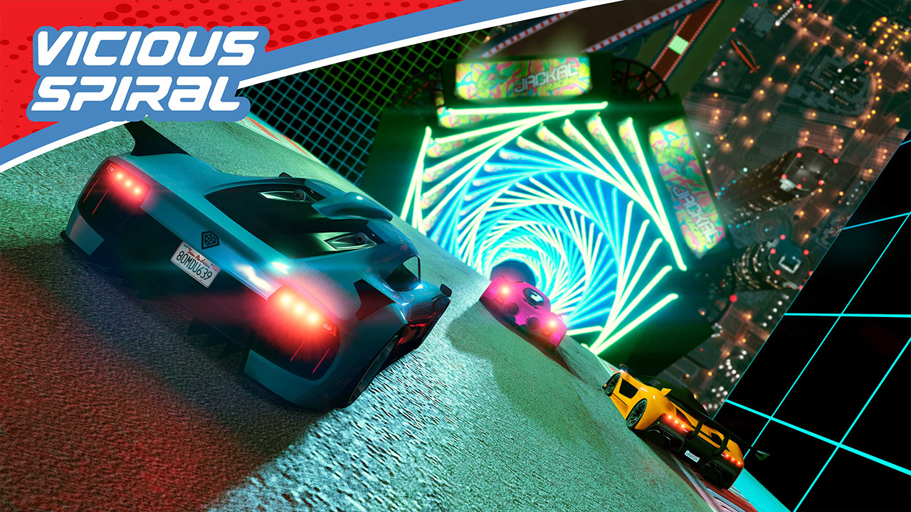 GTA Online - Courses casse-cou - Contenu hebdomadaire du 27 05 2021 - Fatale spirale - Image 1 - 1280p x 720p - Picture by Rockstar Games