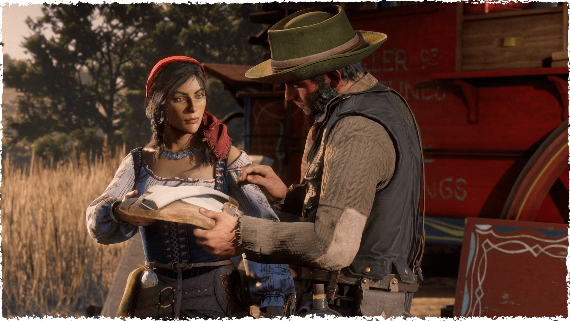 Red Dead Online - Mise à jour Frontier Pursuits - Madame Nazar - Image 1 - 1920p x 1080p - Brut - Picture by Rockstar Games