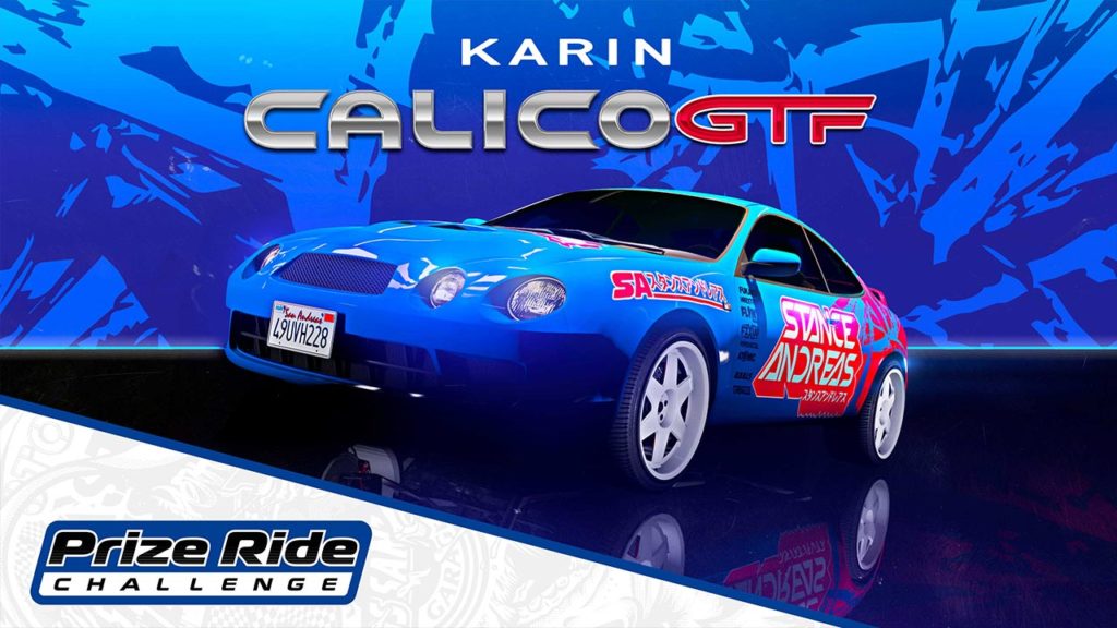 Karin Calico GTF - Voiture du podium du Car Meet - GTA Online