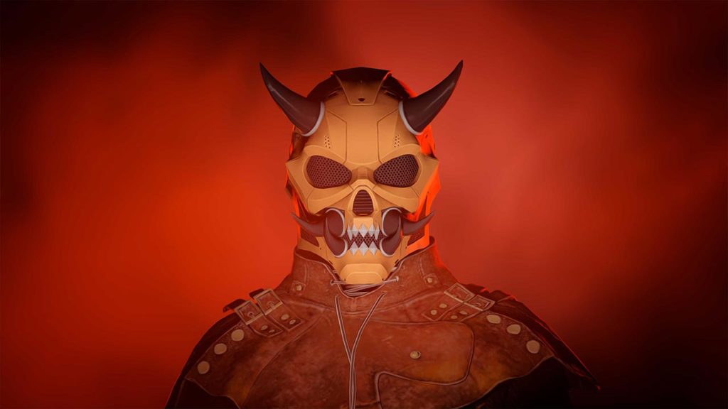 Le masque Démon High-tech orange est à débloquer cette semaine en se connectant à GTA Online.