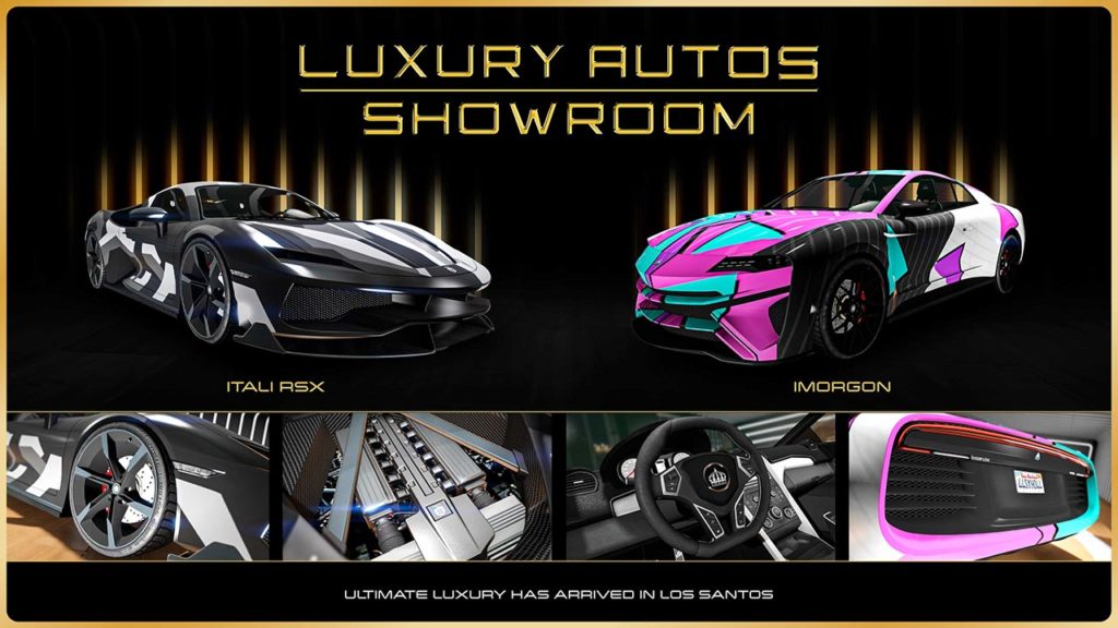 Luxury Auto propose jusqu'à mardi la Grotti Itali RSX et la Overflod Imorgon dans sa vitrine