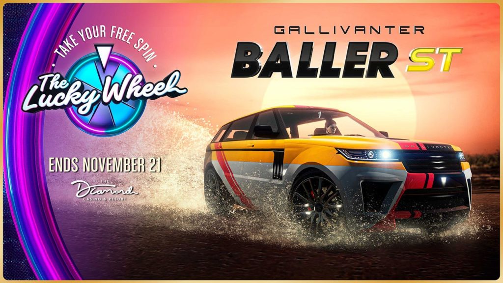 Le Gallivanter Baller ST est la voiture à gagner sur le podium du Diamond Casino jusqu'à mardi dans GTA Online