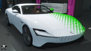 La Grotti Itali GTO Stinger TT disposant du motif Dégradé dans GTA Online