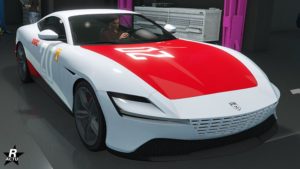 Le motif Narc 20 sur la Grotti Itali GTO Stinger TT