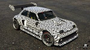 Le motif de véhicule "La Coureuse motifs"