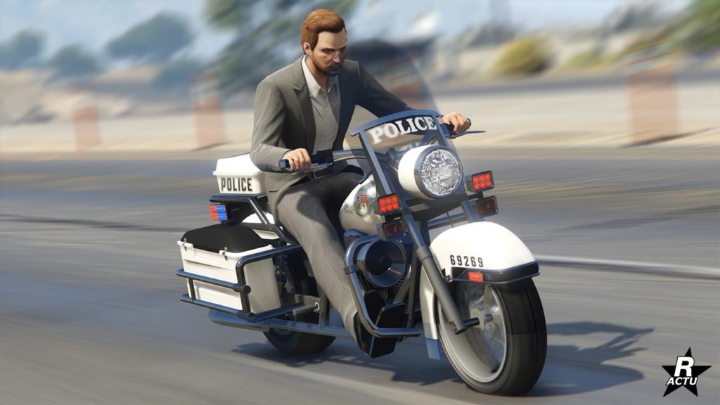 Western Moto de police