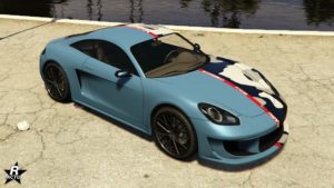 Le motif "Camouflage sale" appliqué sur la carrosserie du véhicule Pfister Growler dans le jeu vidéo Grand Theft Auto Online