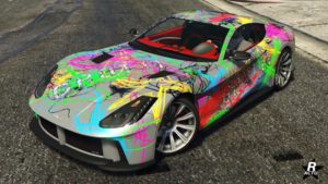 La Grotti Itali GTO équipée du motif "Art moderne Grotti"