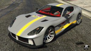 Le motif Bandes de course classiques sur la Grotti Itali GTO