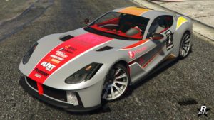 Le motif "Course de marque alternative" qui équipe la Grotti Itali GTO sur sa carrosserie