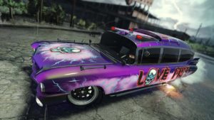 L'Albany Brigham dans GTA Online avec le motiv Love Fist