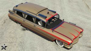 Le motif "Lignes rouges acérées" sur la grosse cylindrée Brigham de chez Albany