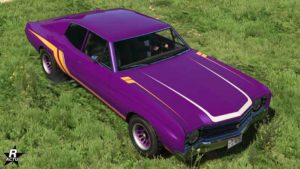 Le motif "La brute" qui est appliqué sur la voiture Declasse Tulip dans GTA Online.