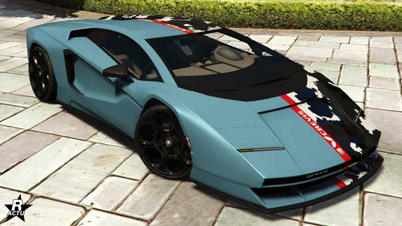 Le Pegassi Torero XO véhicule avec le motif "Semi-numérique"