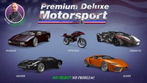 La sélection de voiture hebdomadaire de Siméon dans sa concession automobile Premium Deluxe. Il s'agit de la Pegassi Infernus Classique, la Pegassi Monroe, la Pegassi Oppressor, la Pegassi Reaper, et la Pegassi Torero XO, qui sont disponibles à l'achat cette semaine.