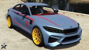 Le motif "Bandes fines rouges" sur l'Ubermacht Cypher dans GTA Online