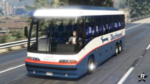 Face avant du bus Dashound dans GTA Online