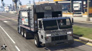 Face avant du camion poubelle Jobuilt Trashmaster