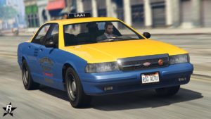 Face avant du Vapid Taxi dans GTA Online