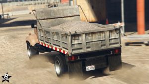 L'arrière du camion "Brute Tipper" dans sa version 4 roues