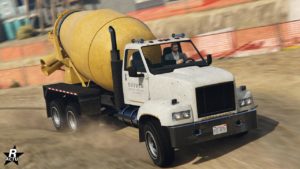 L'avant de l'HVY Bétonnière