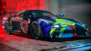 L'avant de la Grotti Turismo Classique dans GTA Online, elle dispose d'améliorations HSW