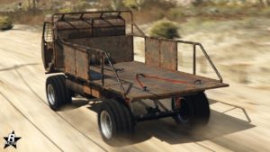 La face arrière du véhicule de service MTL Wastelander dans GTA Online