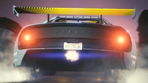 Vue du pare-chocs arrière de l'Ocelot Locust