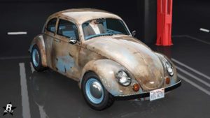 Le motif de style rouillé "Casse" sur la BF Weevil