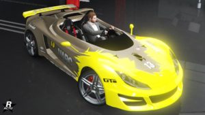 L'Ocelot Locust qui dispose sur sa carrosserie, le motif "Narc"