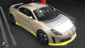 La voiture Panthere du constructeur Français Toundra, disposant du motif "Pilote bicolore"