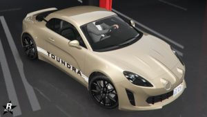 Le motif "Toundra" sur le véhicule du même nom