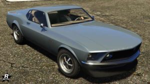 La Vapid Dominator GTT sans aucun motif appliqué