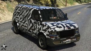 Le motif "Bataille navale" sur le Vapid Speedo Custom