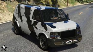 La face avant du Vapid Speedo Custom avec le motif "Camouflage basique"